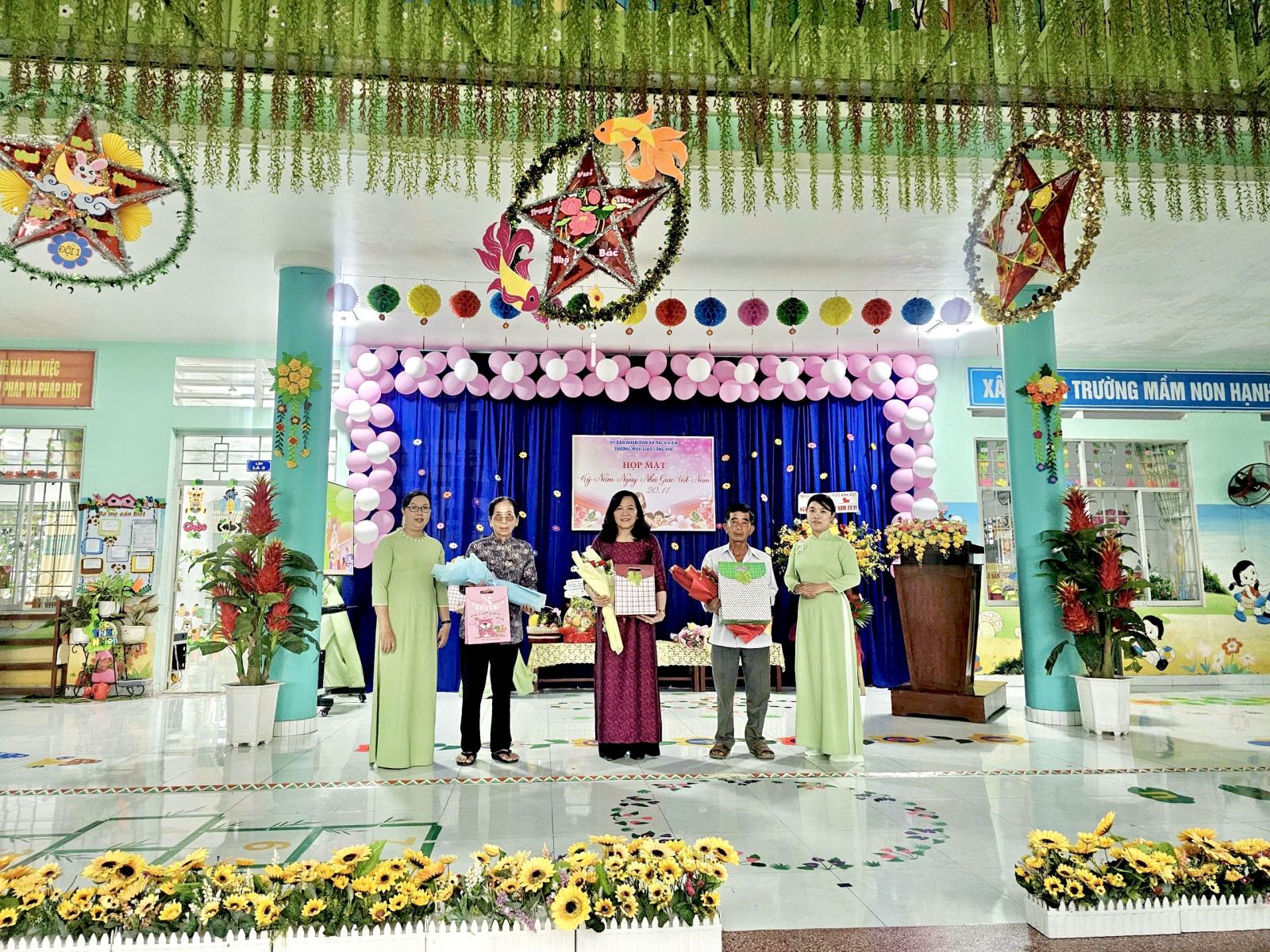 TRƯỜNG MẪU GIÁO LONG KHÊ CHÀO MỪNG NGÀY NHÀ GIÁO VIỆT NAM 20/11